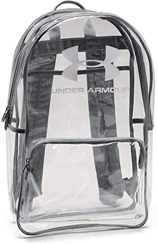 Under Armour Youth Clear Backpack, Clear (961)/White, One Size Fits All