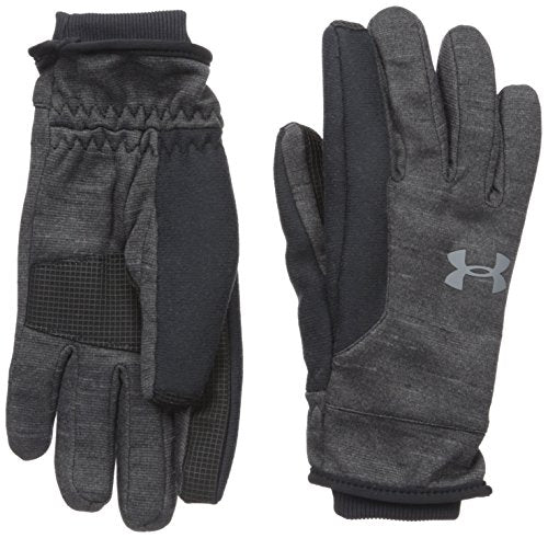 Under Armour Storm ColdGear Reactor Gloves, Black (001)/Graphite, Youth Small